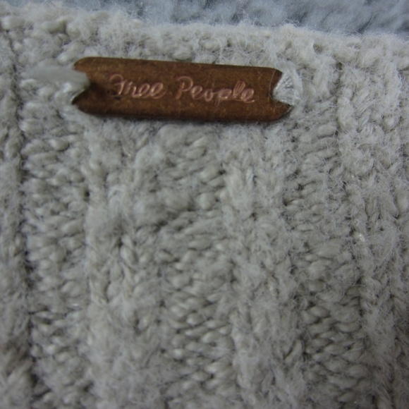 Free people sweater womens S? Cream white Katie‎ Pullover Cropped Y2K Grunge - Picture 16 of 16